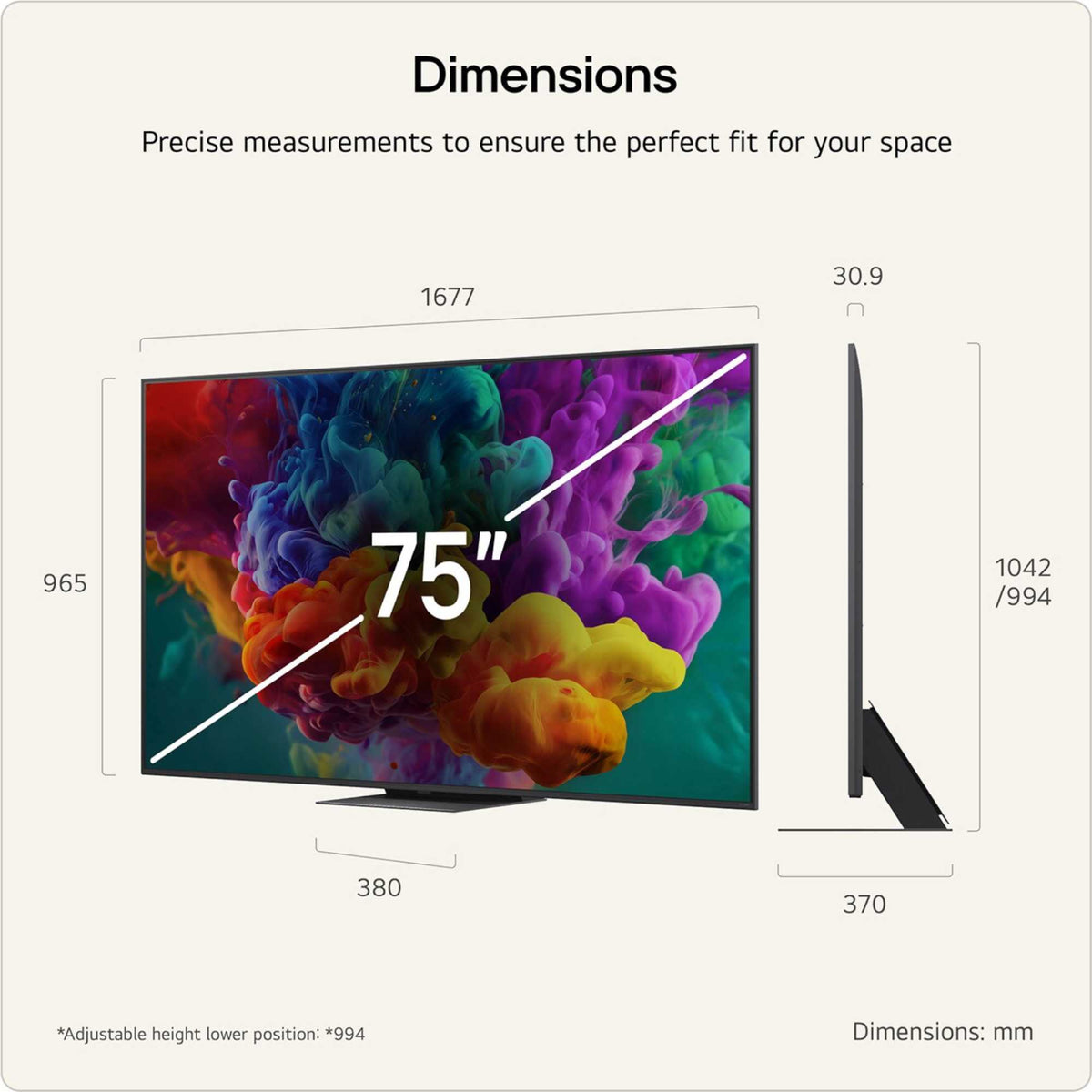 LG QNED87 75" 4K QNED Mini LED Smart TV - 75QNED87B6A