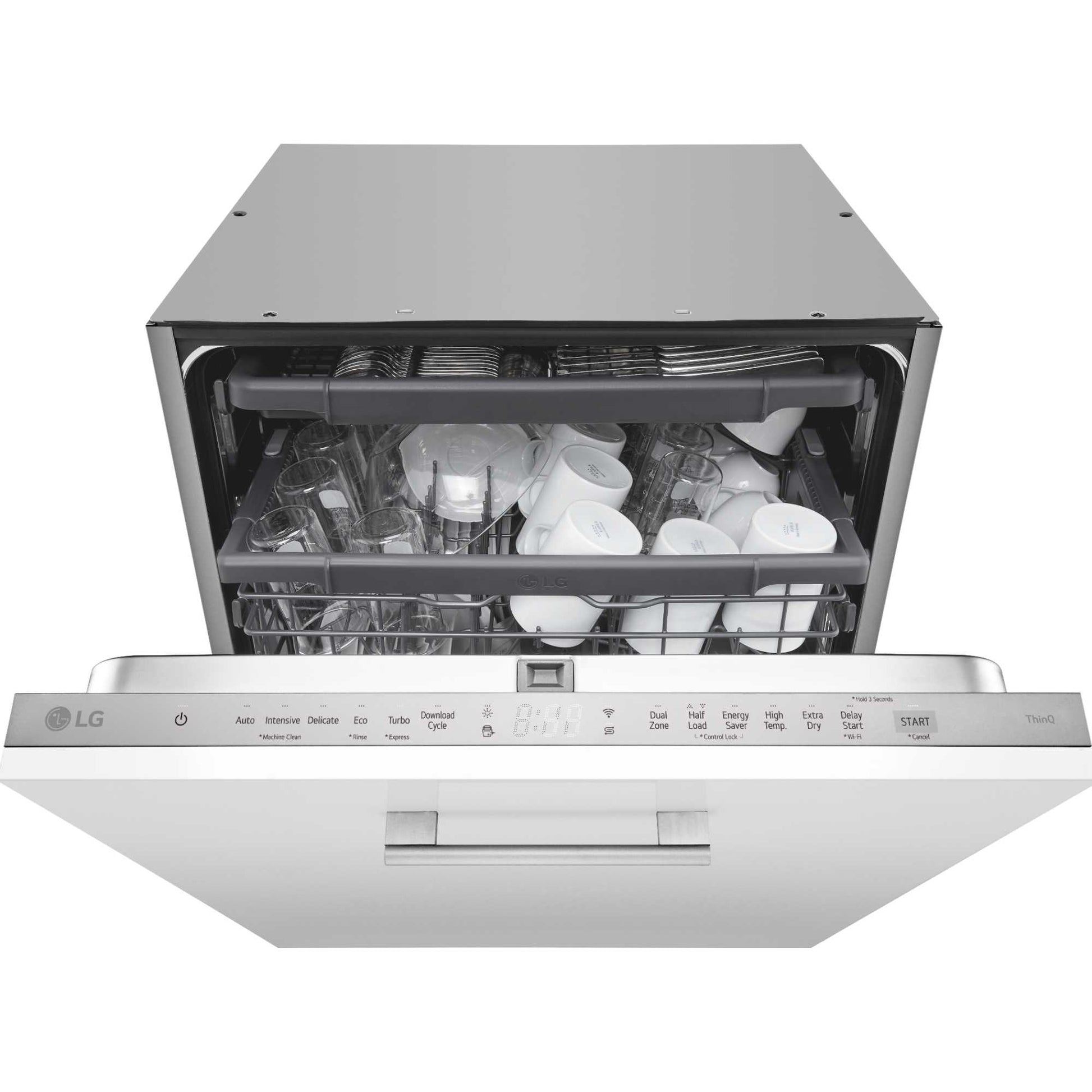 LG QuadWash Fully Integrated Full-Sized Dishwasher - B243TX