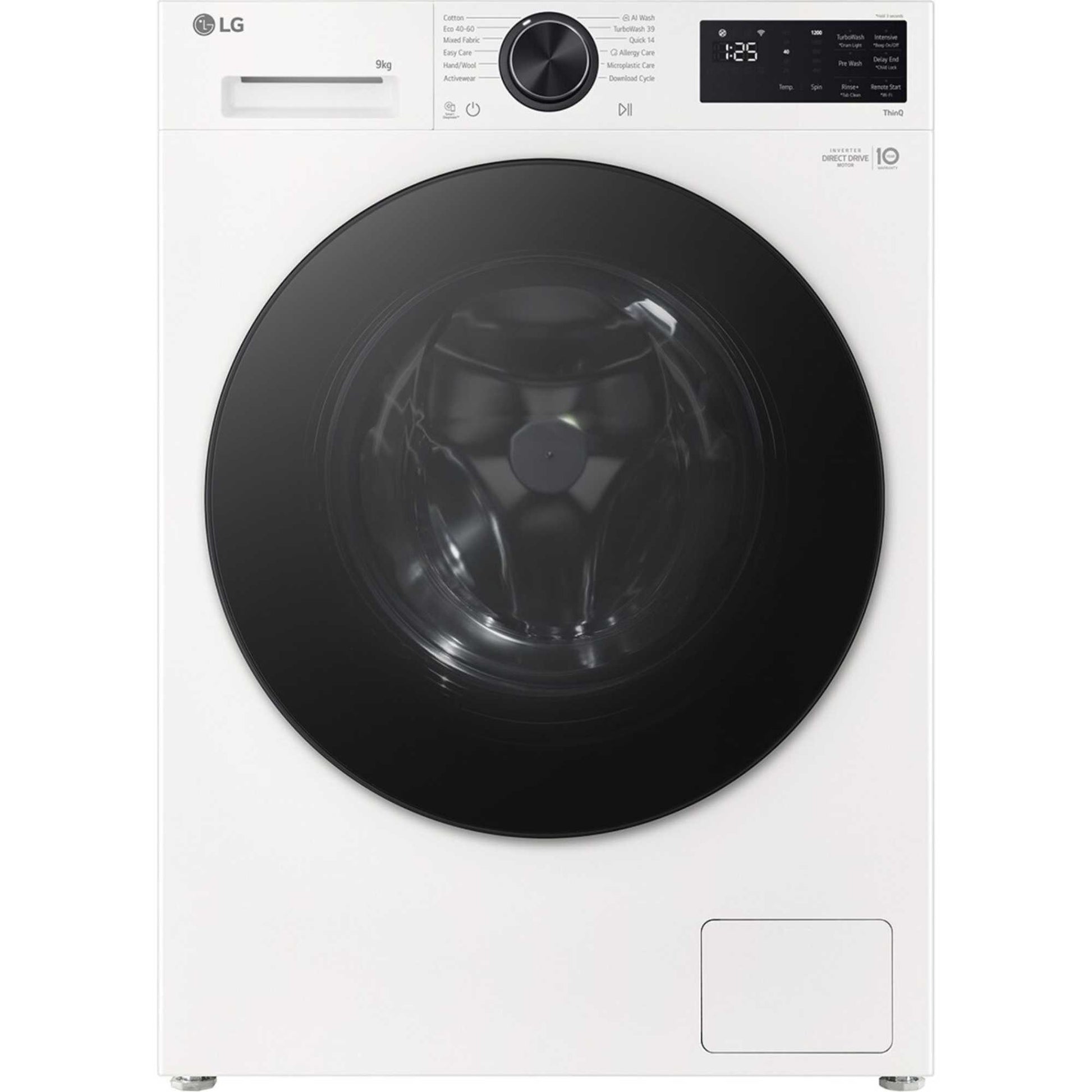 LG Series 3 Counter-Depth MAX 9kg 1200rpm Washing Machine - F2X50S9TWB