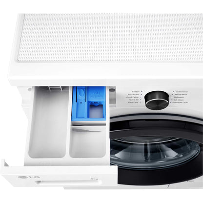 LG Series 2 Direct Drive 9kg 1400rpm Washing Machine - F4X1009NWK