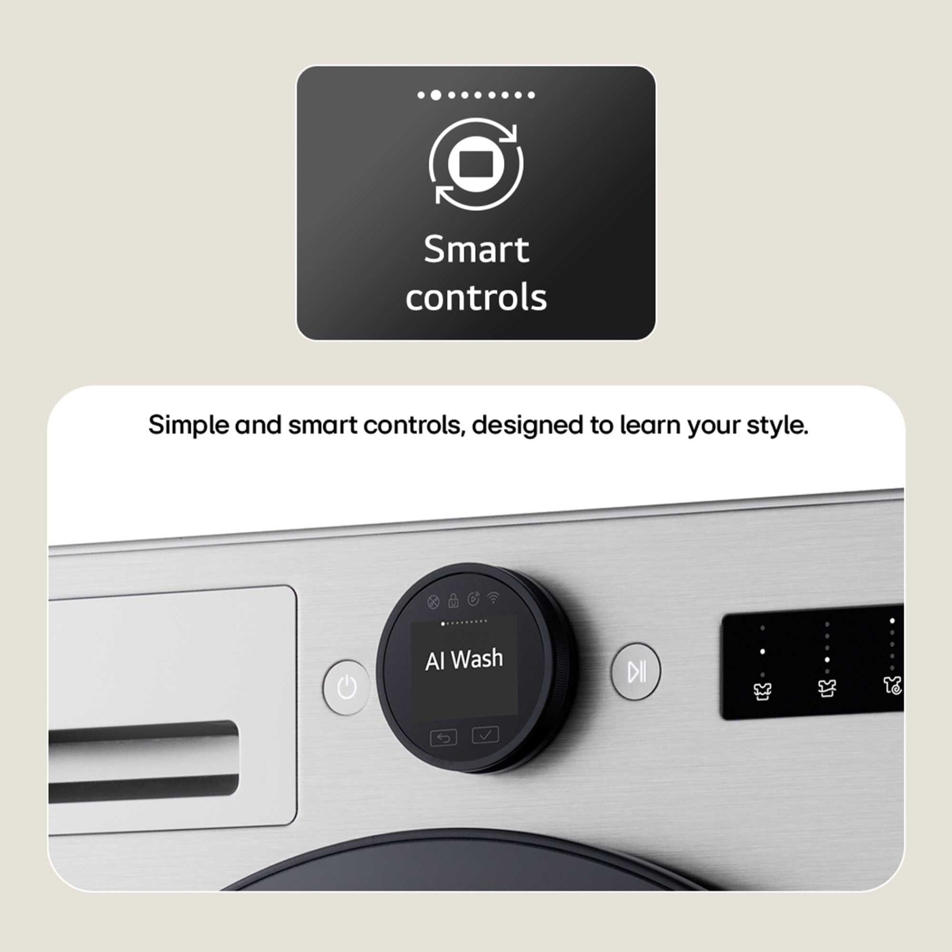 LG Series 7 AI Direct Drive 11kg 1400rpm Washing Machine - F4X7011TWB