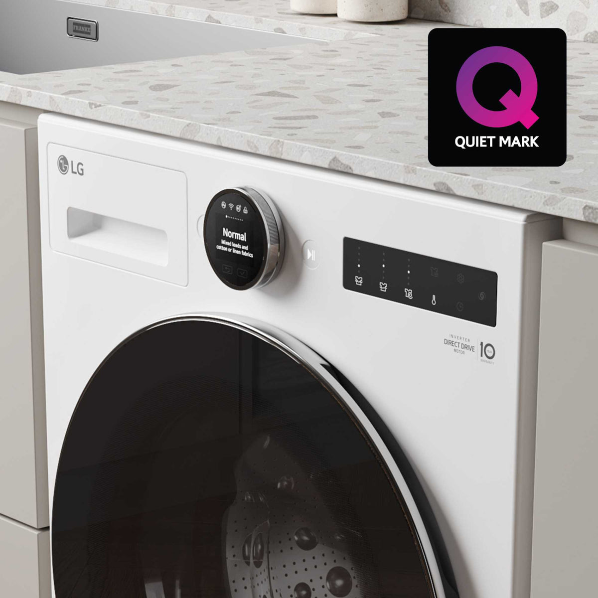 LG Series 7 AI Direct Drive 11kg 1400rpm Washing Machine - F4X7011TWB