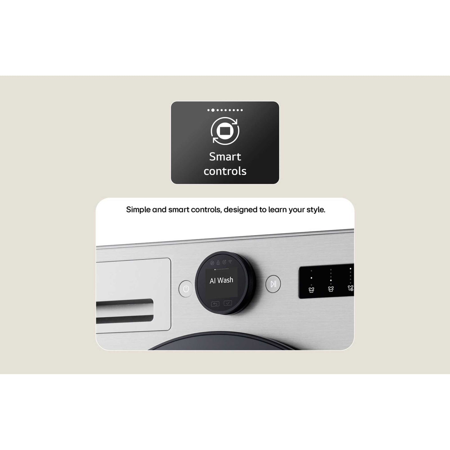 LG Series 7 AI Direct Drive 13kg 1400rpm Washing Machine - F4X7013TBB