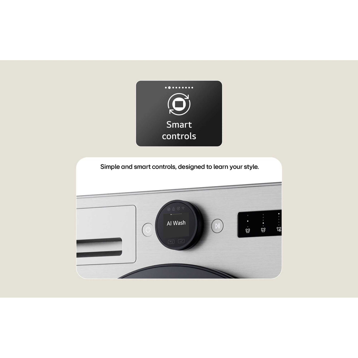 LG Series 7 AI Direct Drive 13kg 1400rpm Washing Machine - F4X7013TBB