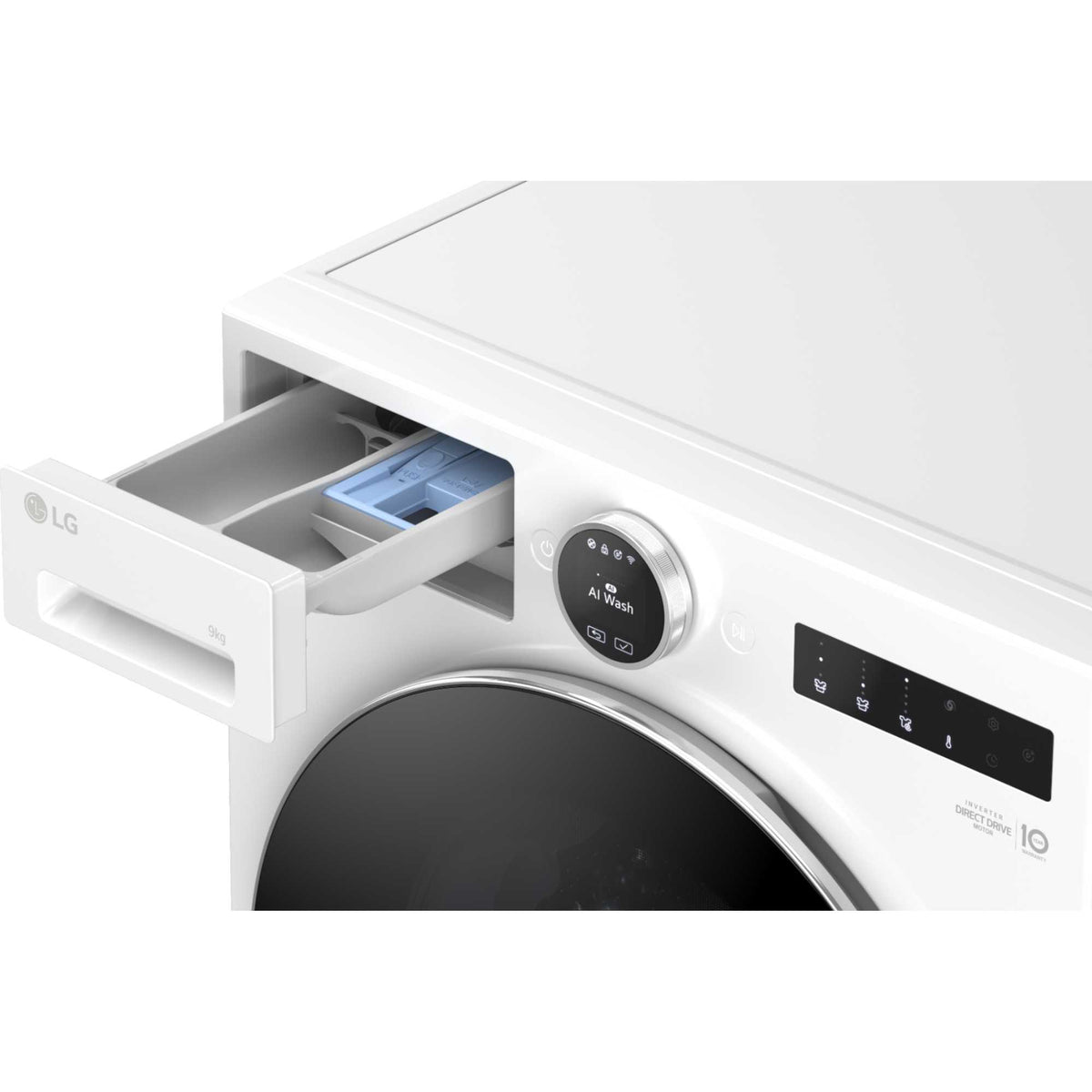 LG Series 9 AI Direct Drive 9kg 1400rpm Washing Machine - F4X9009TWC