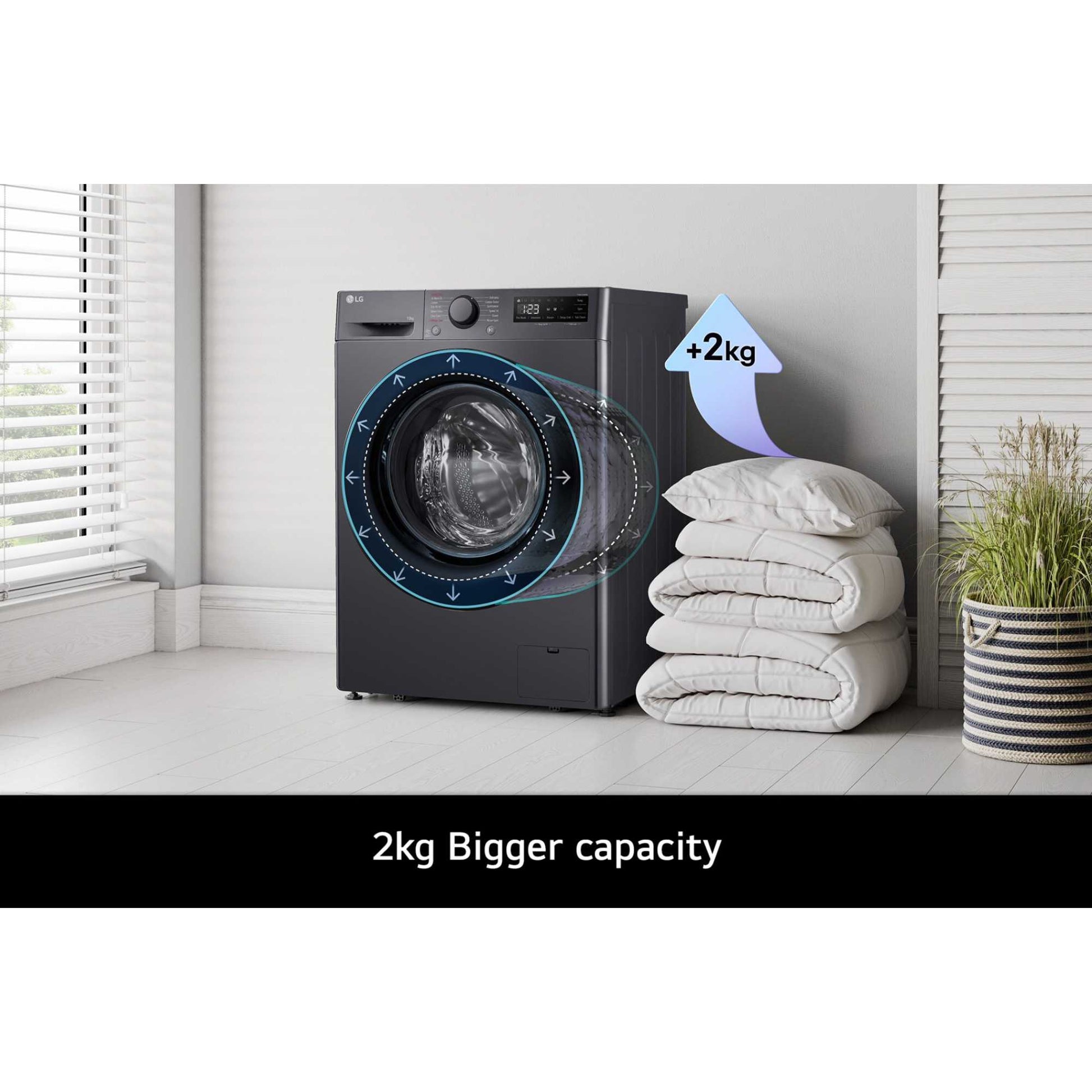 LG Series 4 AI Direct Drive 10kg 1400rpm Washing Machine - F4Y510GBLN1