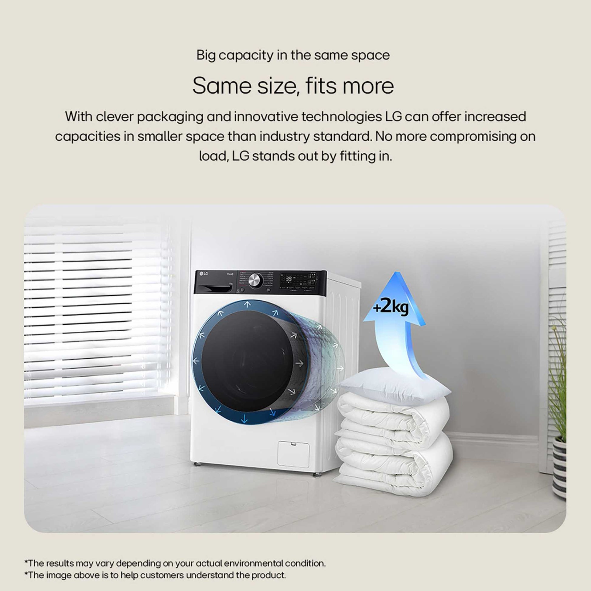 LG Series 4 AI Direct Drive 13kg 1400rpm Washing Machine - F4Y513GBLN1