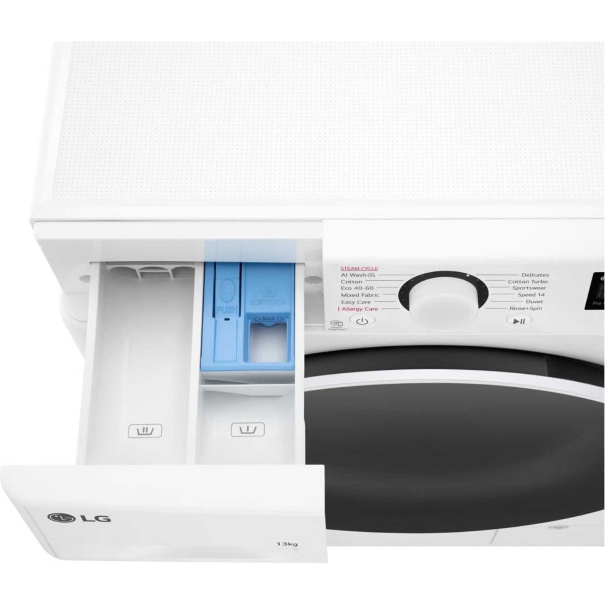 LG Series 4 AI Direct Drive 13kg 1400rpm Washing Machine - F4Y513WWLN1