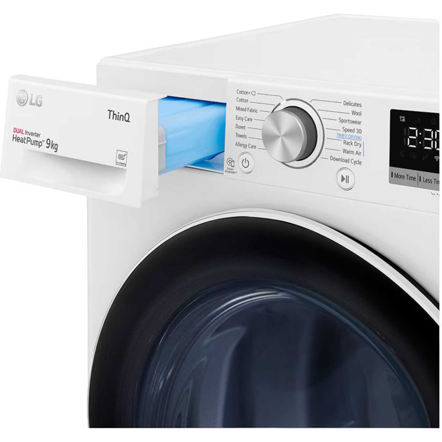 LG DUAL Inverter 9kg Heat Pump Tumble Dryer - FDV709W