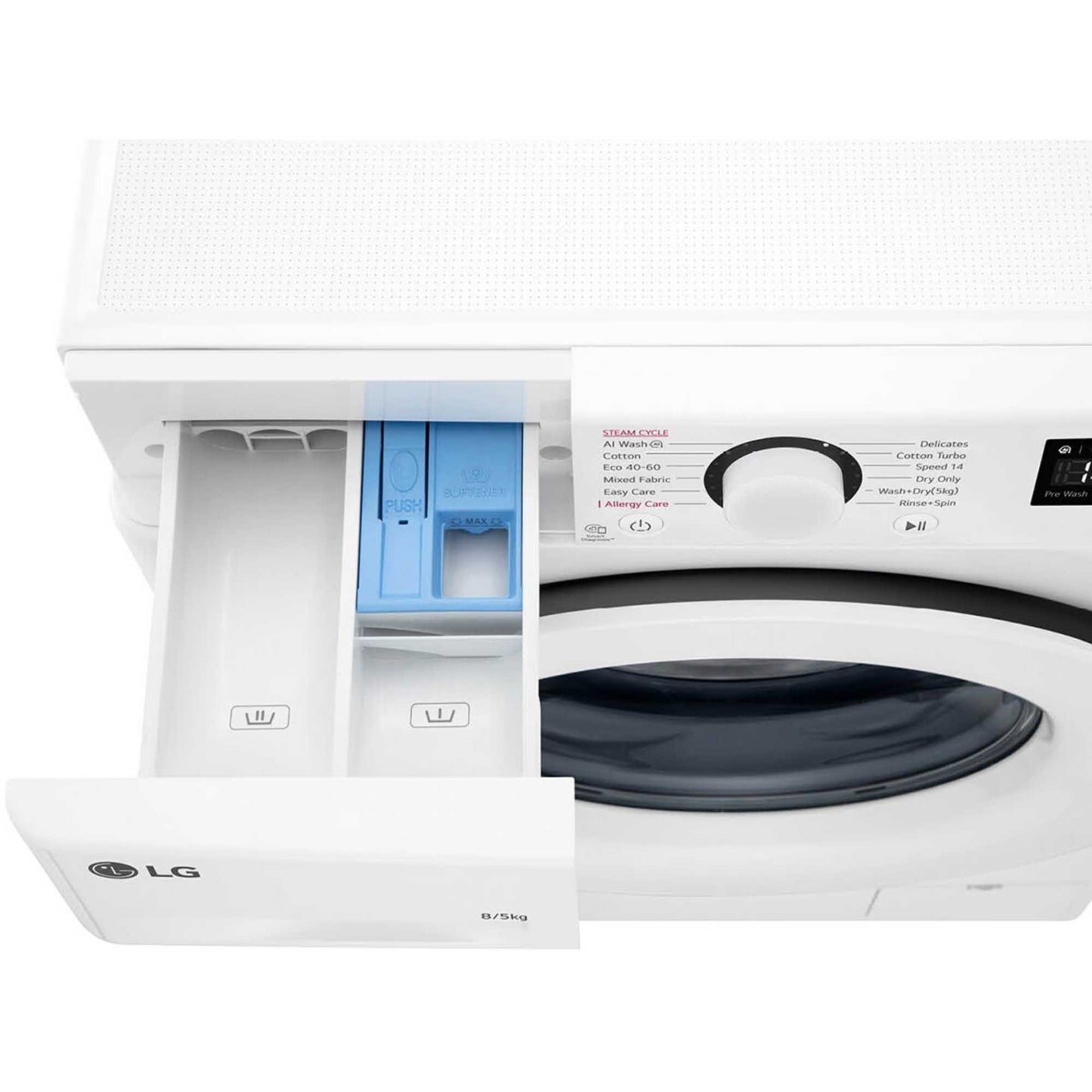 LG Series 3 Counter-Depth MAX 8kg Wash 5kg Dry 1200rpm Washer Dryer - FWY385WWLN1