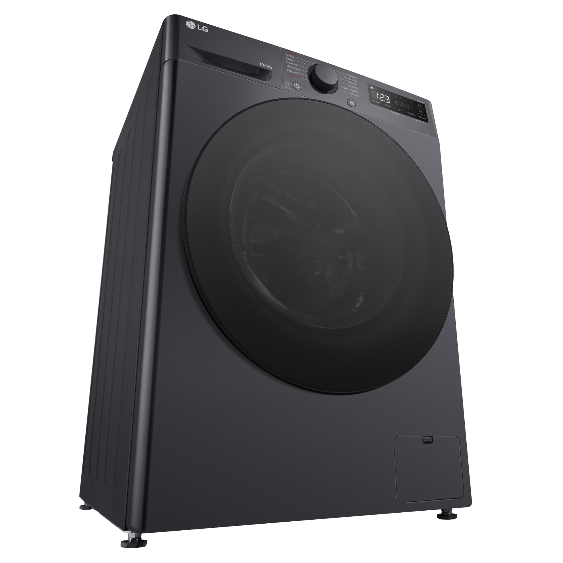 LG Series 4 AI Direct Drive10kg Wash 6kg Dry 1400rpm Washer Dryer - FWY606GBLN1