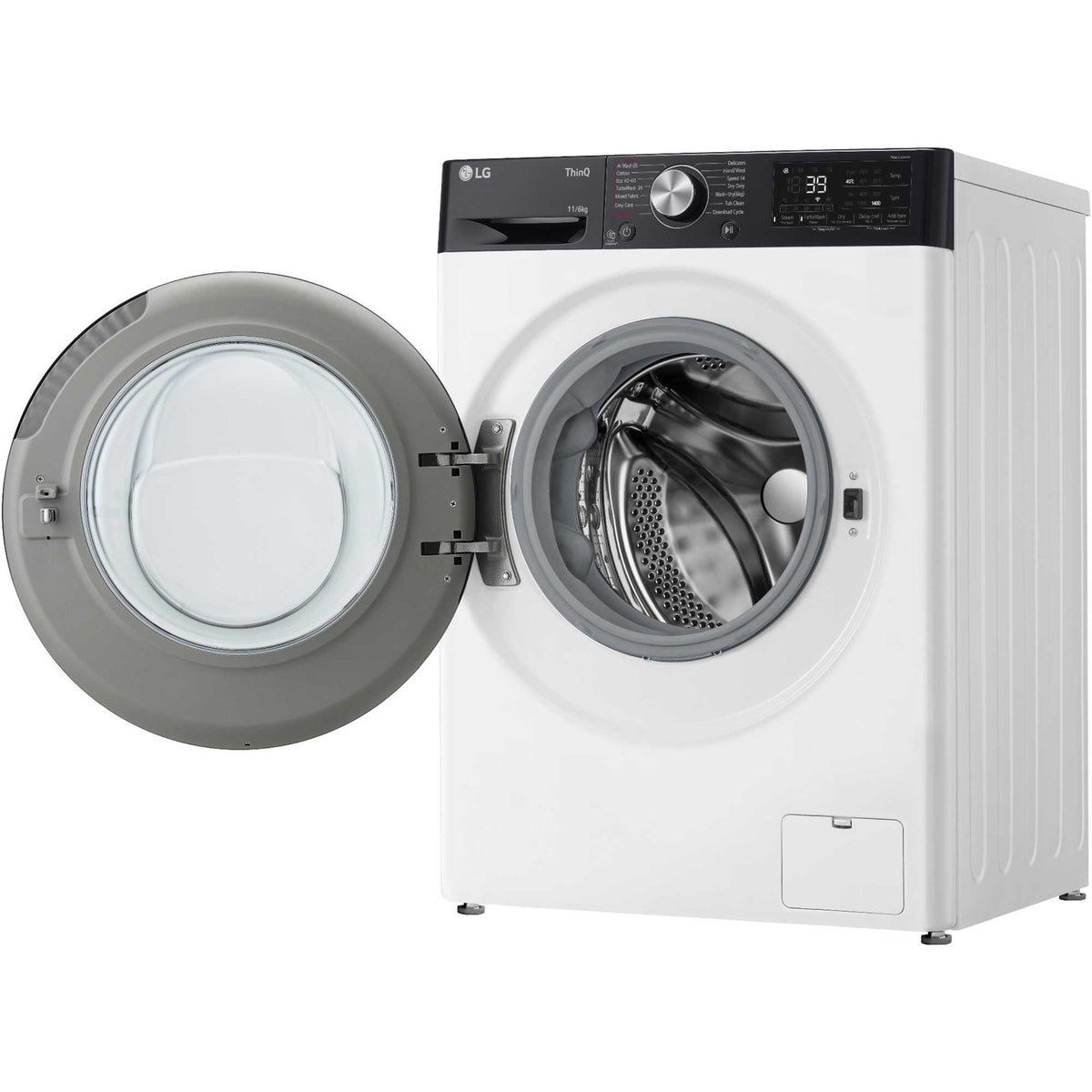 LG Series 7 DUAL Dry 11kg Wash 6kg Dry 1400rpm Washer Dryer - FWY916WBTN1