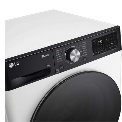 LG Series 7 DUAL Dry 11kg Wash 6kg Dry 1400rpm Washer Dryer - FWY916WBTN1