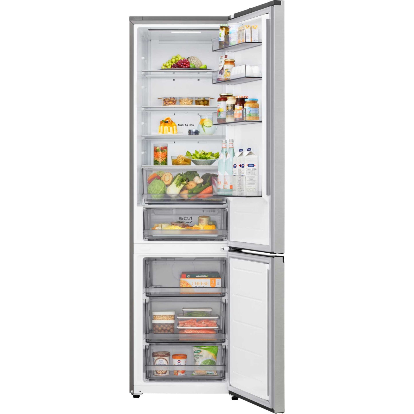 LG Fit & Max Fridge Freezer 70/30 Total No Frost - Silver - GBBSJ2CCPY