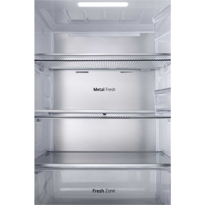 LG InstaView Fridge Freezer 60/40 Total No Frost - Essence Black Steel - GBG7190CEV