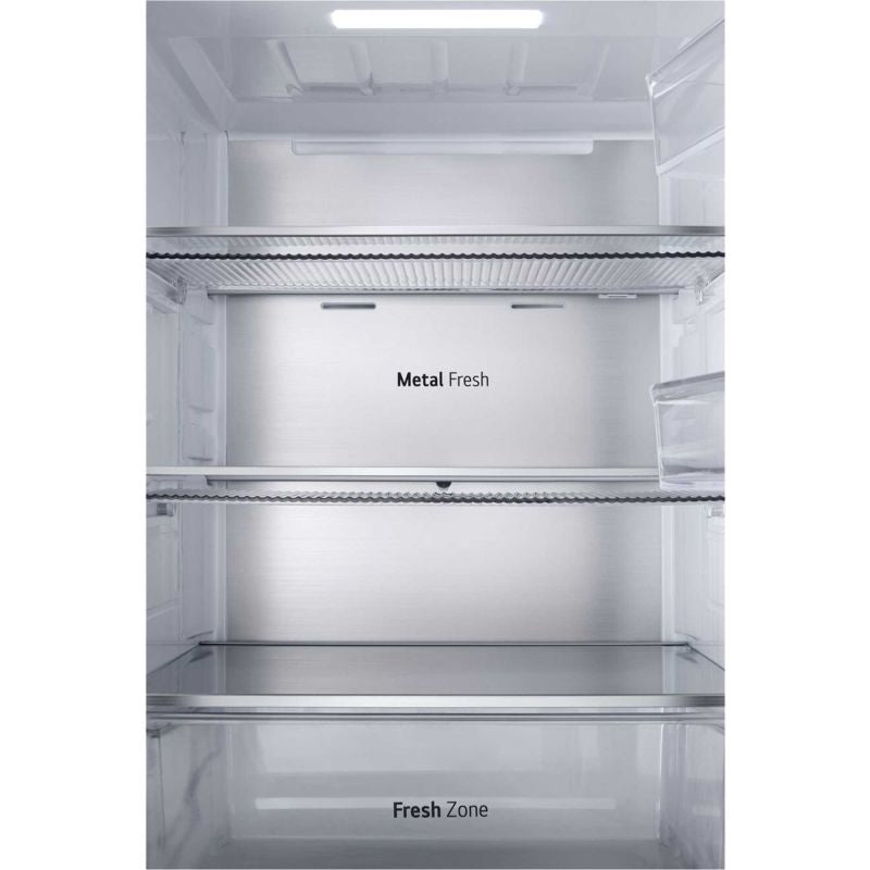 LG InstaView Fridge Freezer 60/40 Total No Frost - Essence Black Steel - GBG7190CEV