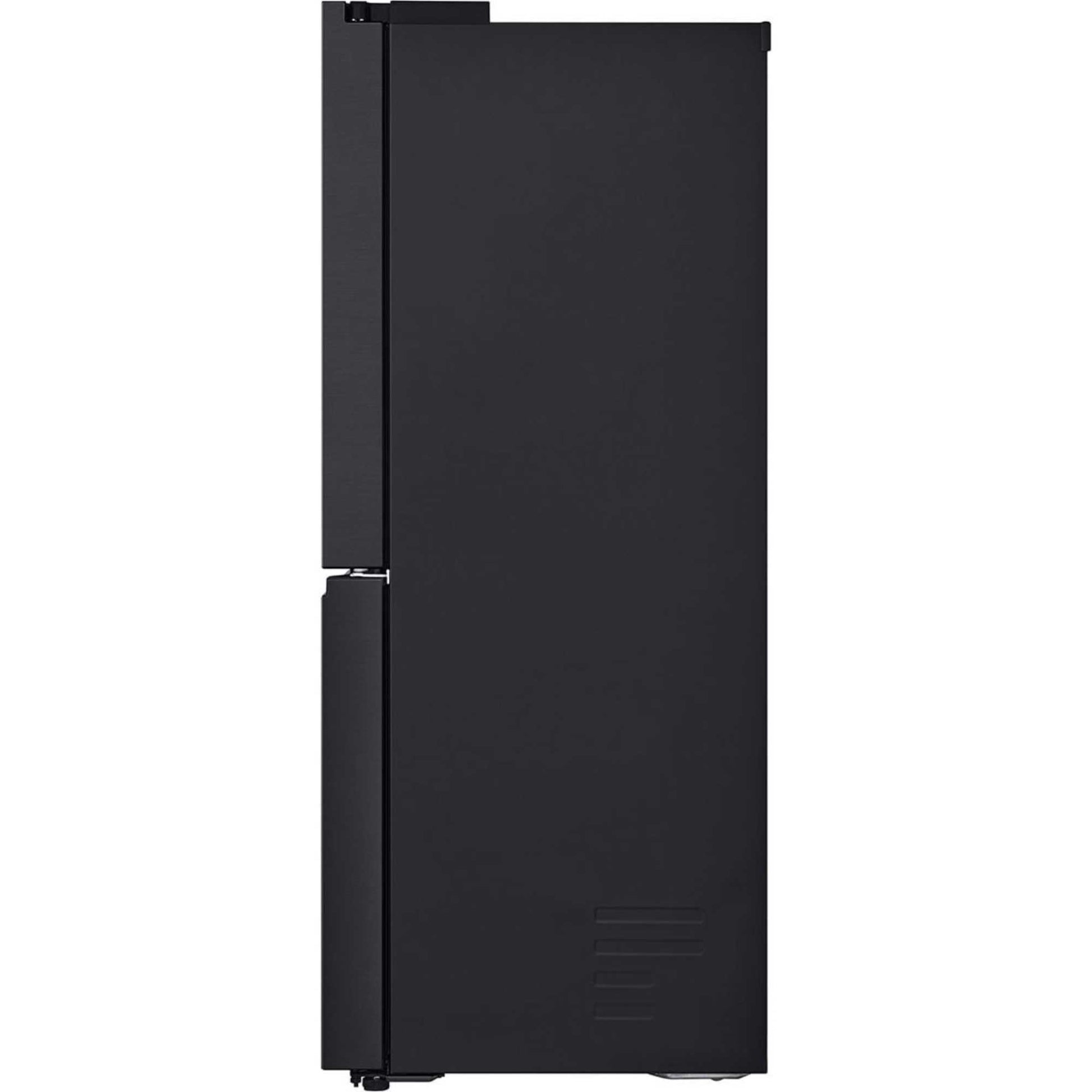 LG NatureFRESH American Style Fridge Freezer 60/40 Total No Frost - Essence Black Steel - GMF960EV4E