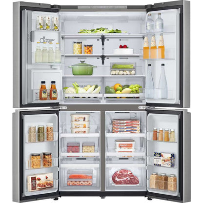 LG American Style Fridge Freezer 50/50 No Frost - Prime Silver - GML960PYFE