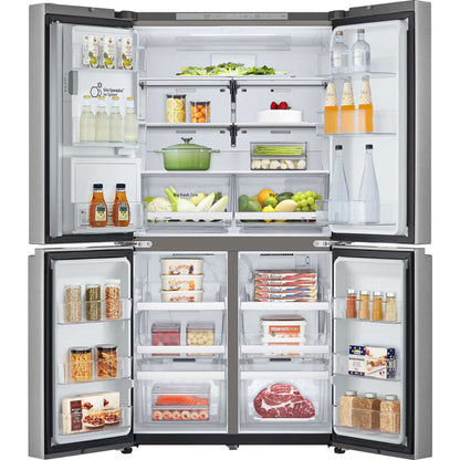 LG American Style Fridge Freezer 50/50 No Frost - Prime Silver - GML960PYFE