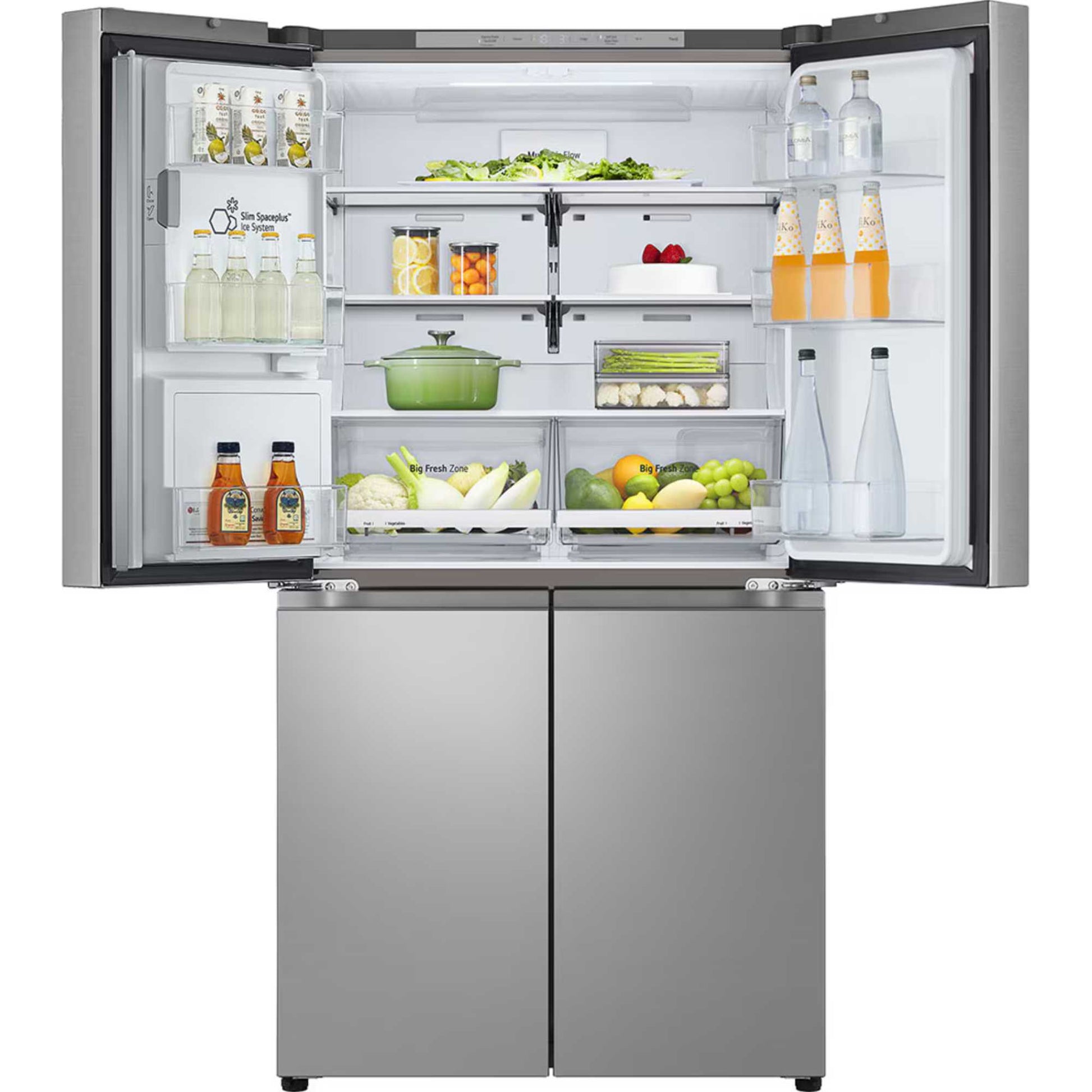LG American Style Fridge Freezer 50/50 No Frost - Prime Silver - GML960PYFE