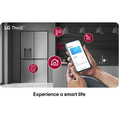 LG American Style Fridge Freezer 50/50 No Frost - Prime Silver - GML960PYFE