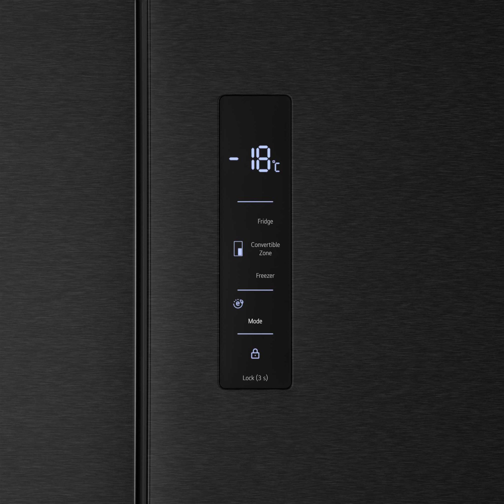 LG American Style Fridge Freezer Total No Frost - Black - GMM42ABBEH