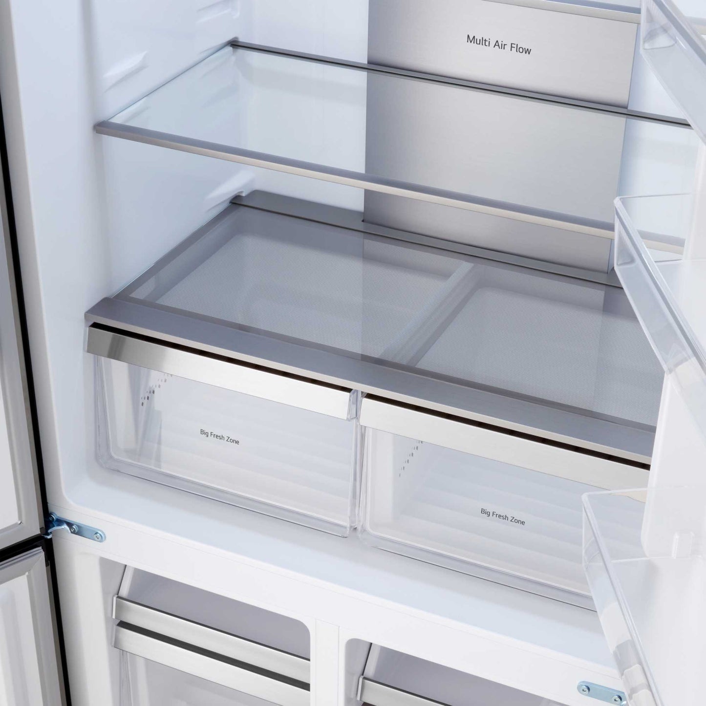 LG American Style Fridge Freezer Total No Frost - Black - GMM42ABBEH