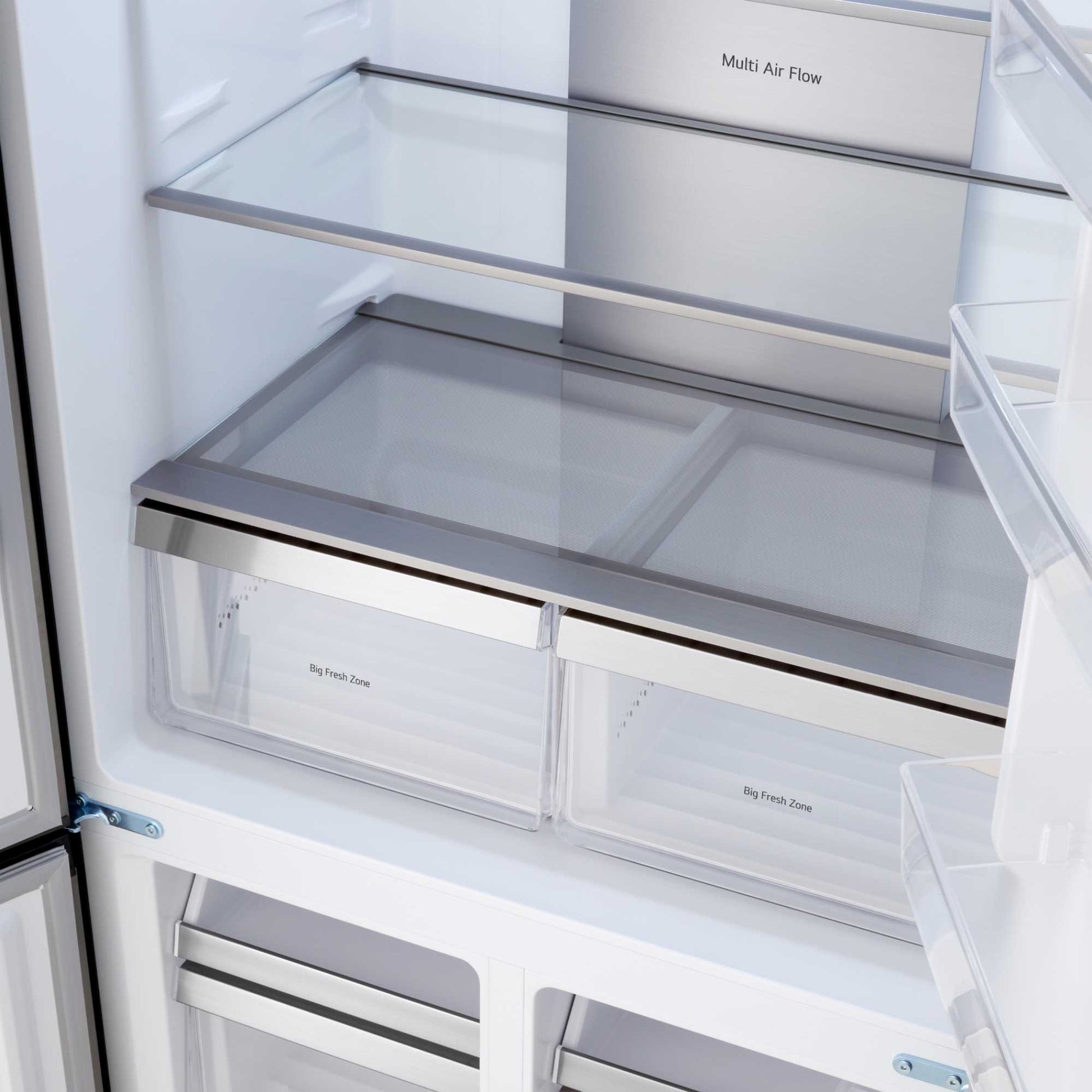 LG American Style Fridge Freezer Total No Frost - Black - GMM42ABBEH