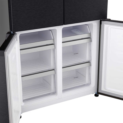 LG American Style Fridge Freezer Total No Frost - Black - GMM42ABBEH