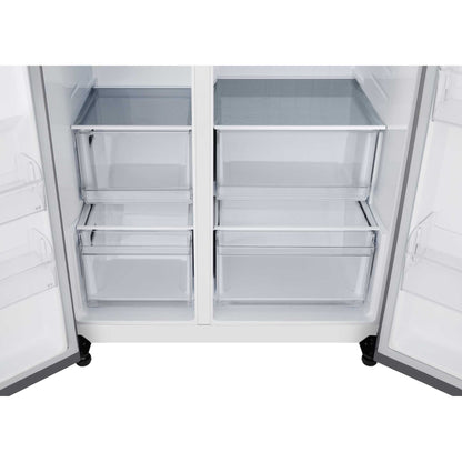 LG NatureFRESH American Style Fridge Freezer 50/50 Total No Frost - Prime Silver - GSBC40PYPE