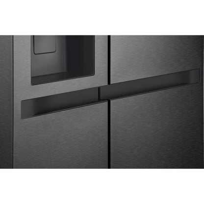 LG NatureFRESH American Style Fridge Freezer 60/40 Total No Frost - Essence Matte Black - GSLC40EPPE