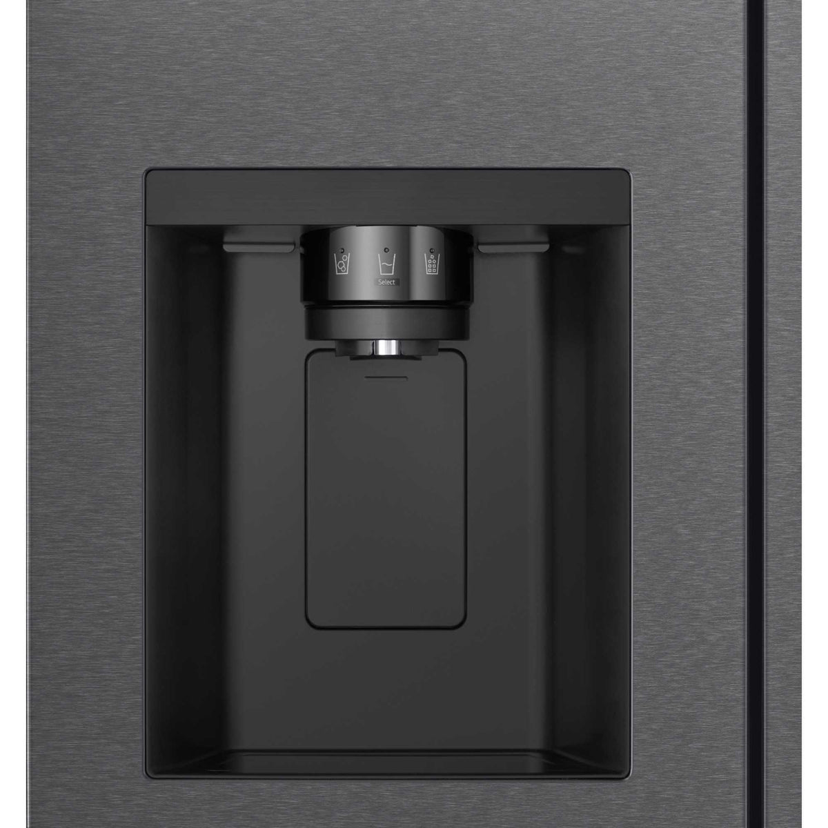 LG NatureFRESH American Style Fridge Freezer 60/40 Total No Frost - Essence Matte Black - GSLC40EPPE