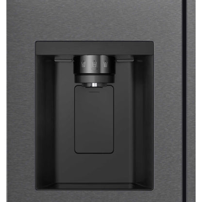 LG NatureFRESH American Style Fridge Freezer 60/40 Total No Frost - Essence Matte Black - GSLC40EPPE