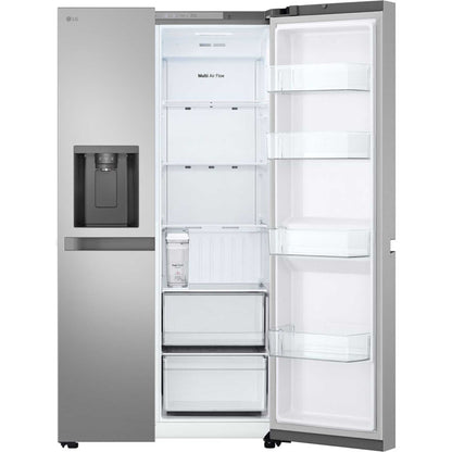 LG NatureFRESH American Style Fridge Freezer 50/50 Total No Frost - Prime Silver - GSLC41PYPE
