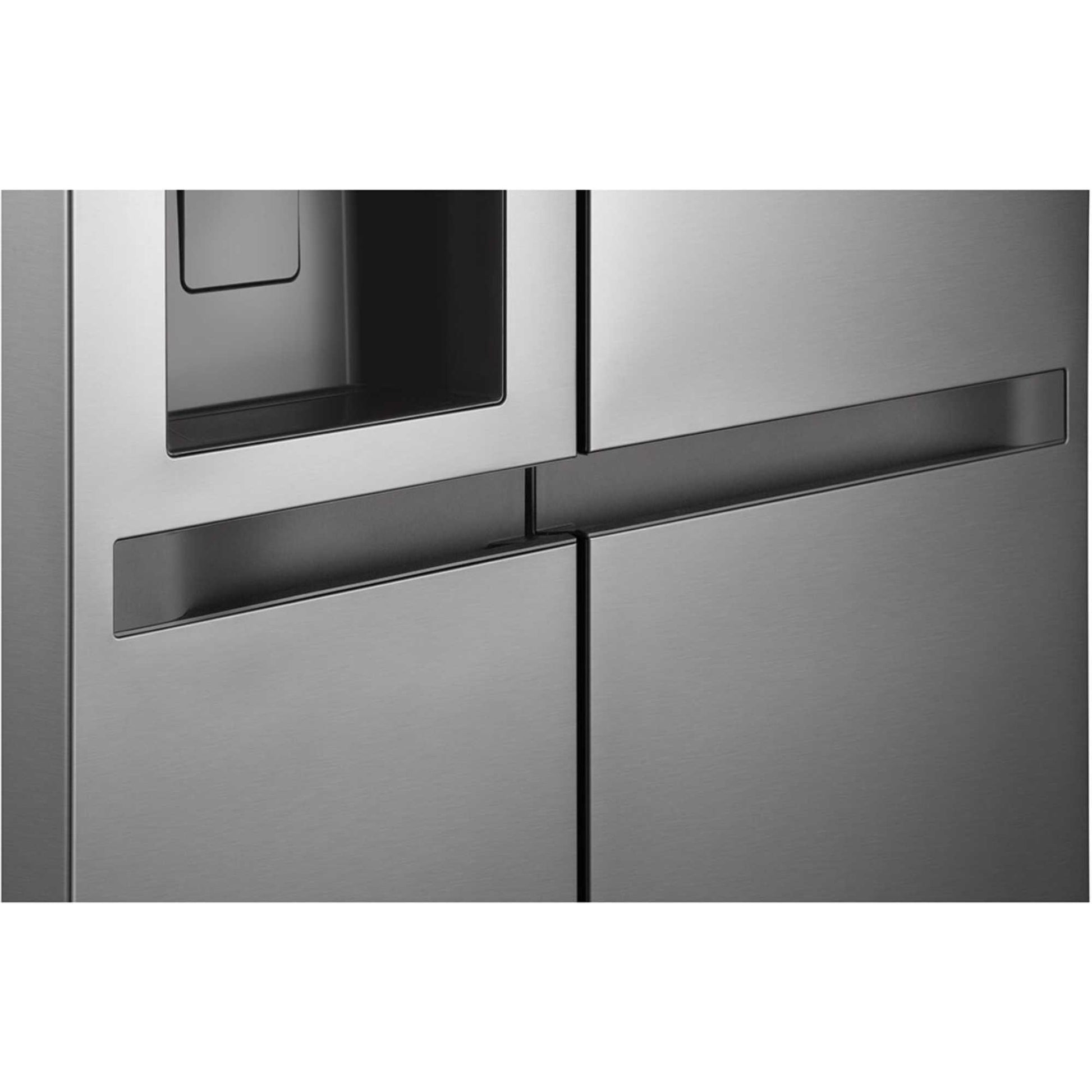 LG NatureFRESH American Style Fridge Freezer 50/50 Total No Frost - Prime Silver - GSLC41PYPE
