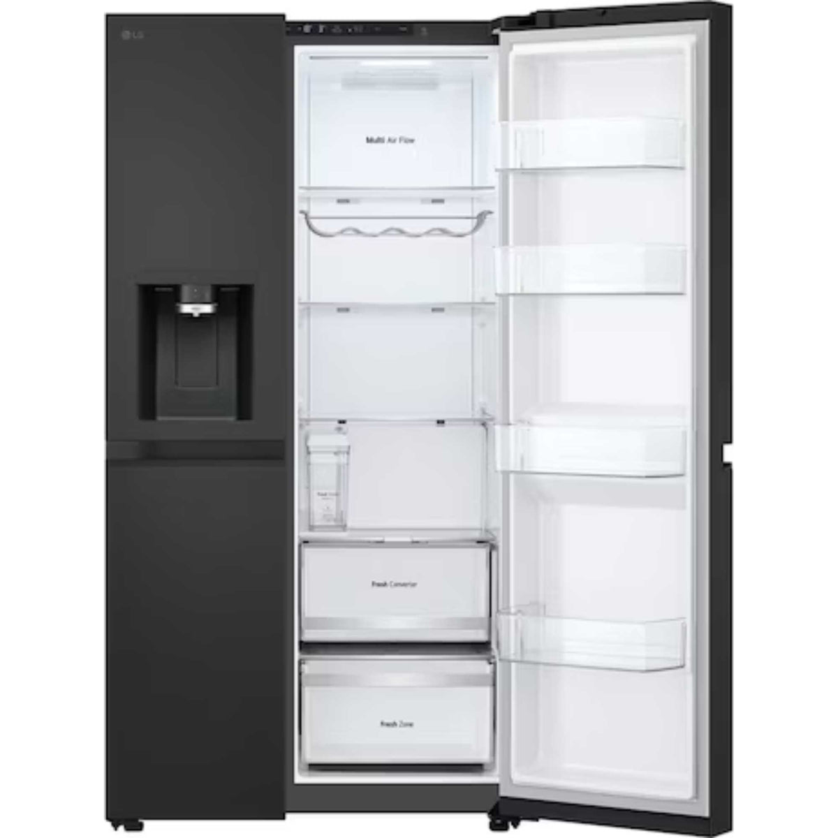 LG NatureFRESH American Fridge Freezer 50/50 Total No Frost - GSLE81EPBD