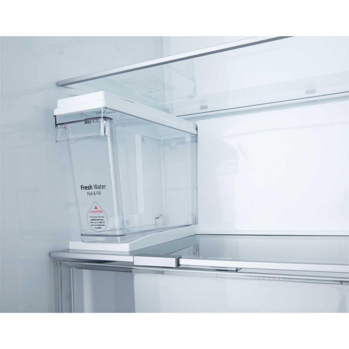 LG InstaView American Style Fridge Freezer 60/40 Total No Frost - Silver - GSXE81PYBE