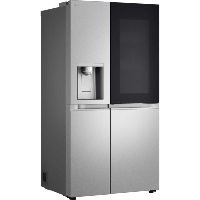 LG GSXE90BSAD InstaView American Style Smart Fridge Freezer - Brushed Steel