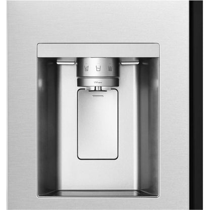 LG InstaView American Style Fridge Freezer 60/40 No Frost - Brushed Steel - GSXE91BSAD