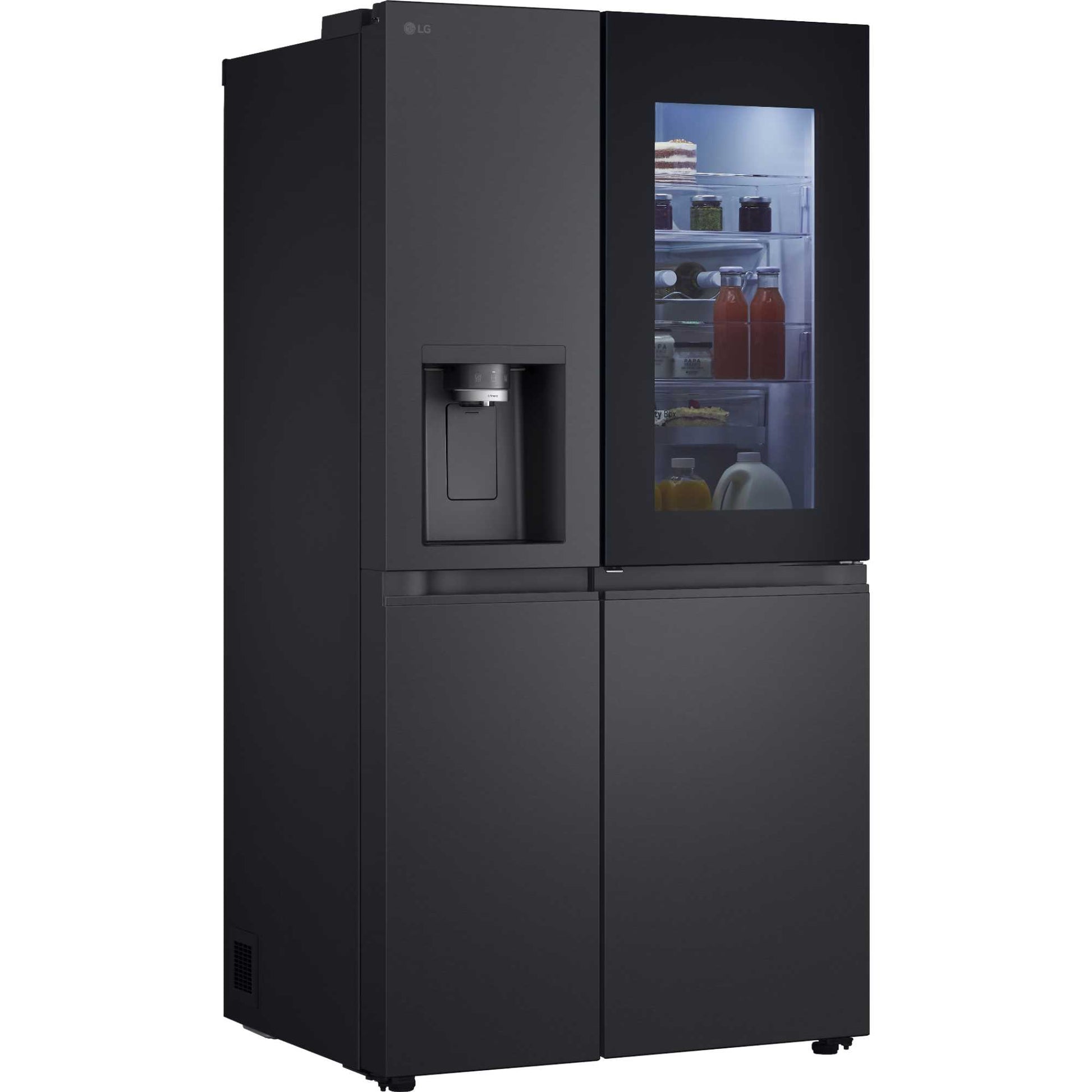 LG InstaView American Style Fridge Freezer 60/40 No Frost - Prime Silver - GSXE91EVAD