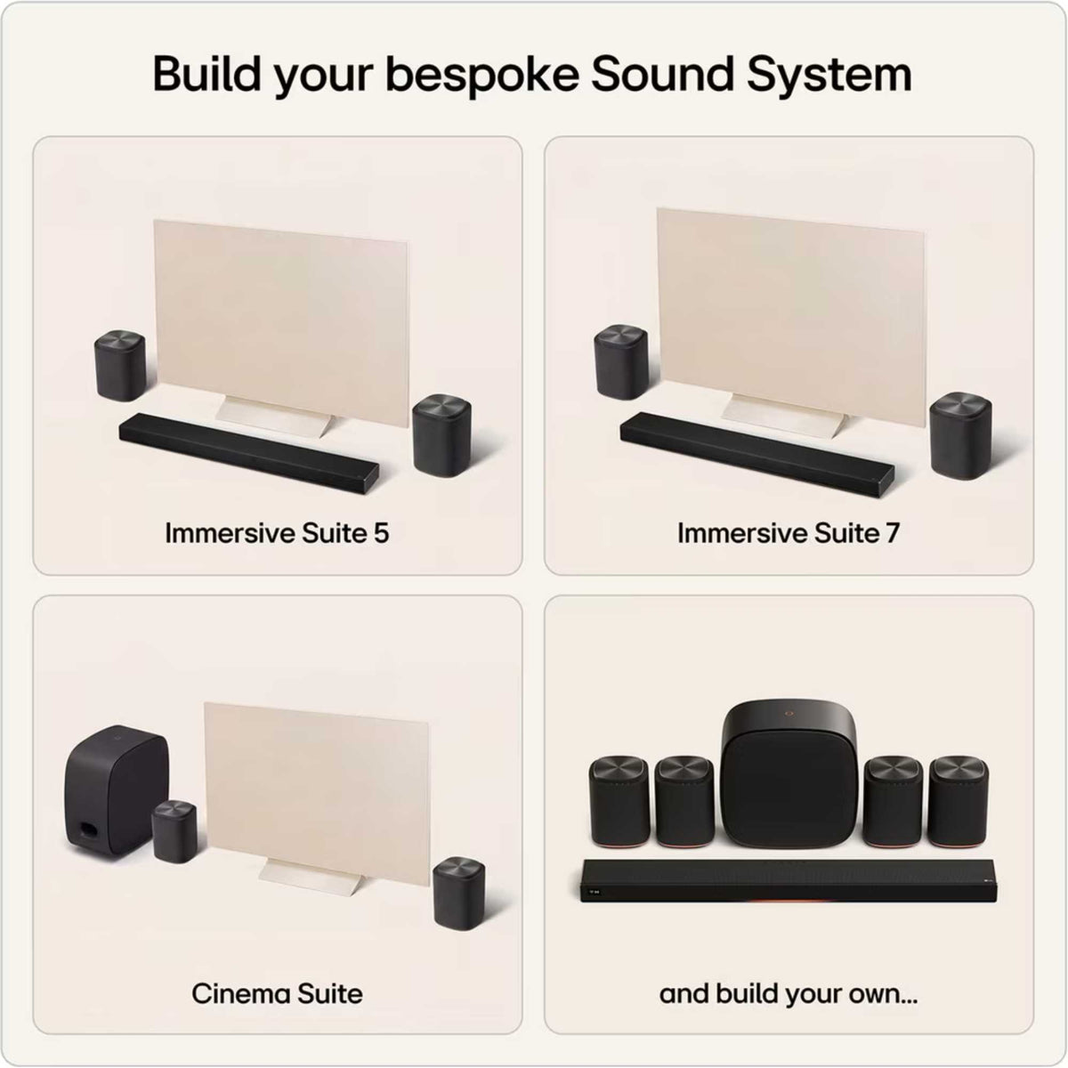 LG Sound Suite H7 All-in-One Soundbar 9.1.6 Spatial Sound - Black