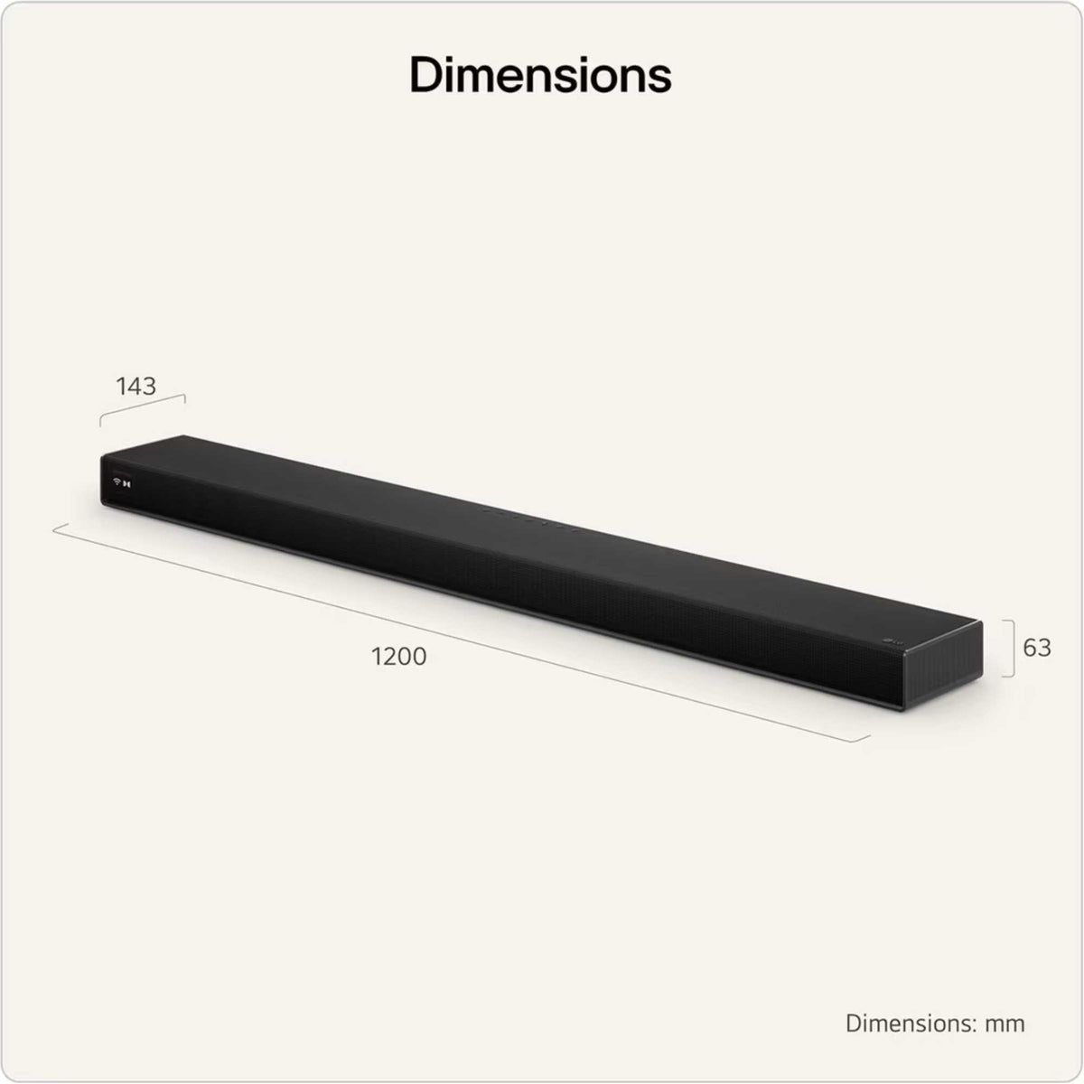 LG Sound Suite H7 All-in-One Soundbar 9.1.6 Spatial Sound - Black
