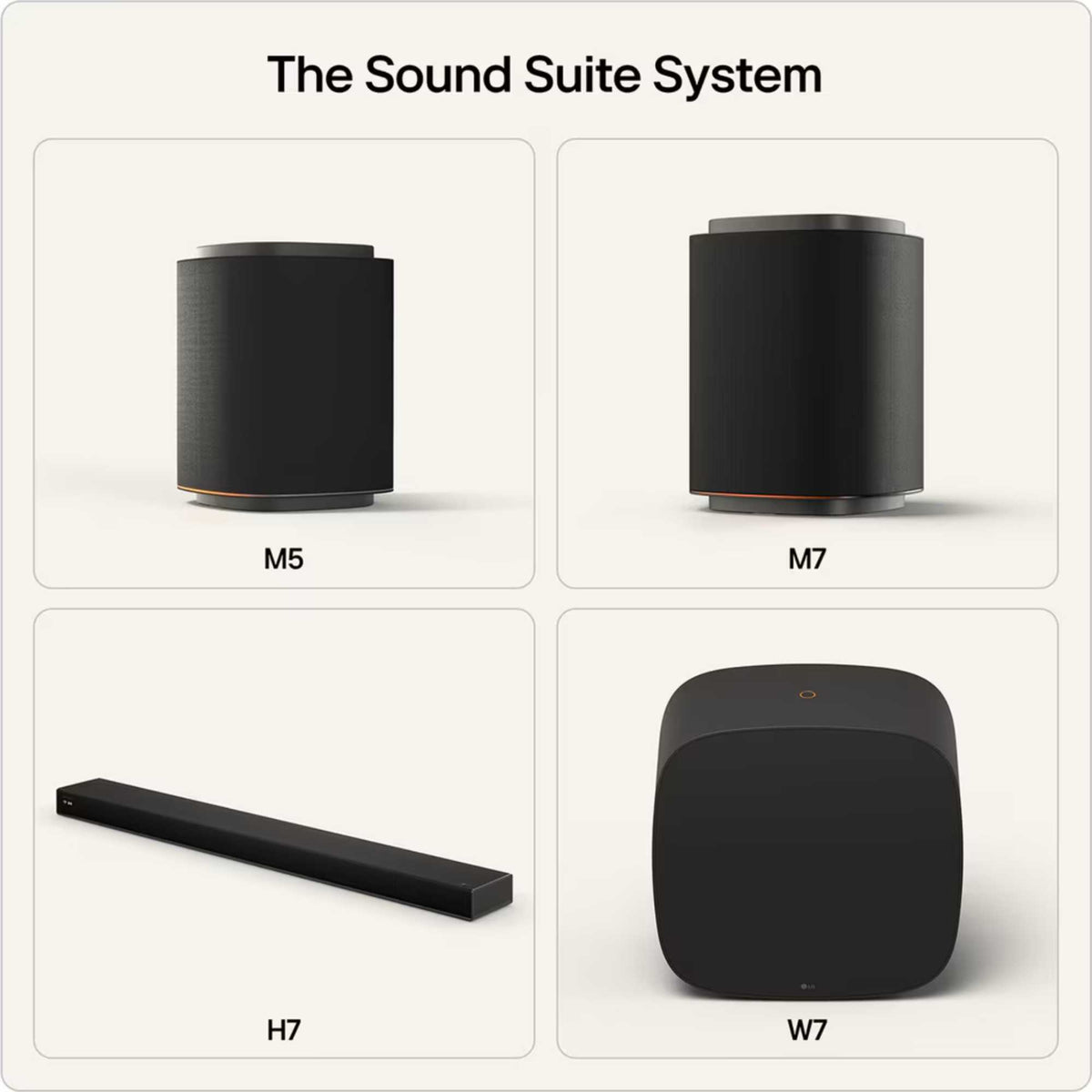 LG Sound Suite H7 All-in-One Soundbar 9.1.6 Spatial Sound - Black