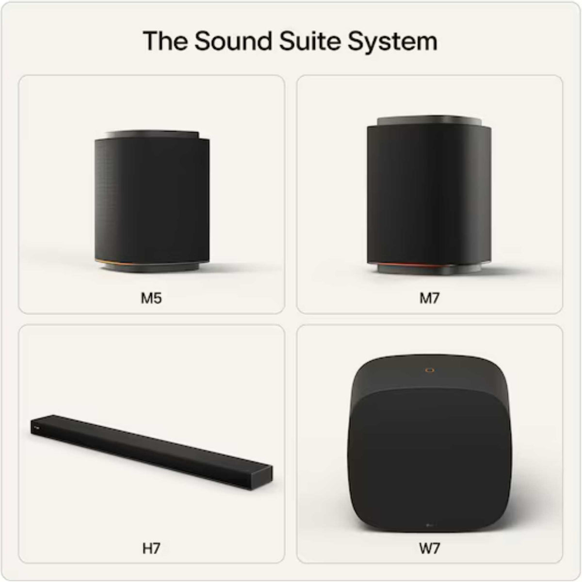 LG Sound Suite M5 Wireless Speaker Dolby Atmos FlexConnect - Black