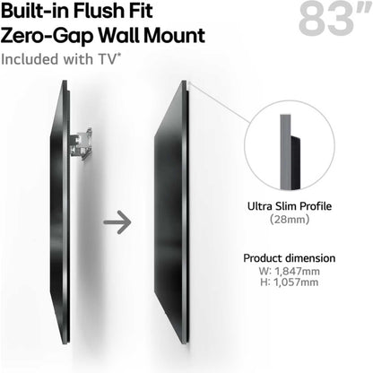 LG G54LW 83" 4K Ultra HD OLED 120Hz Smart TV - OLED83G54LW