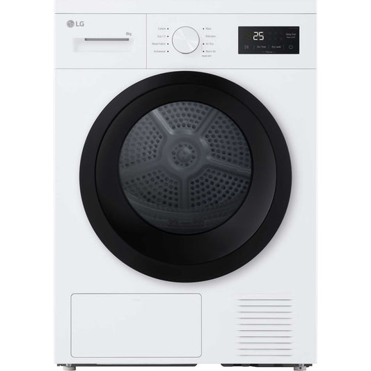 LG Series 2 8kg Heat Pump Tumble Dryer - RHA1008NWK