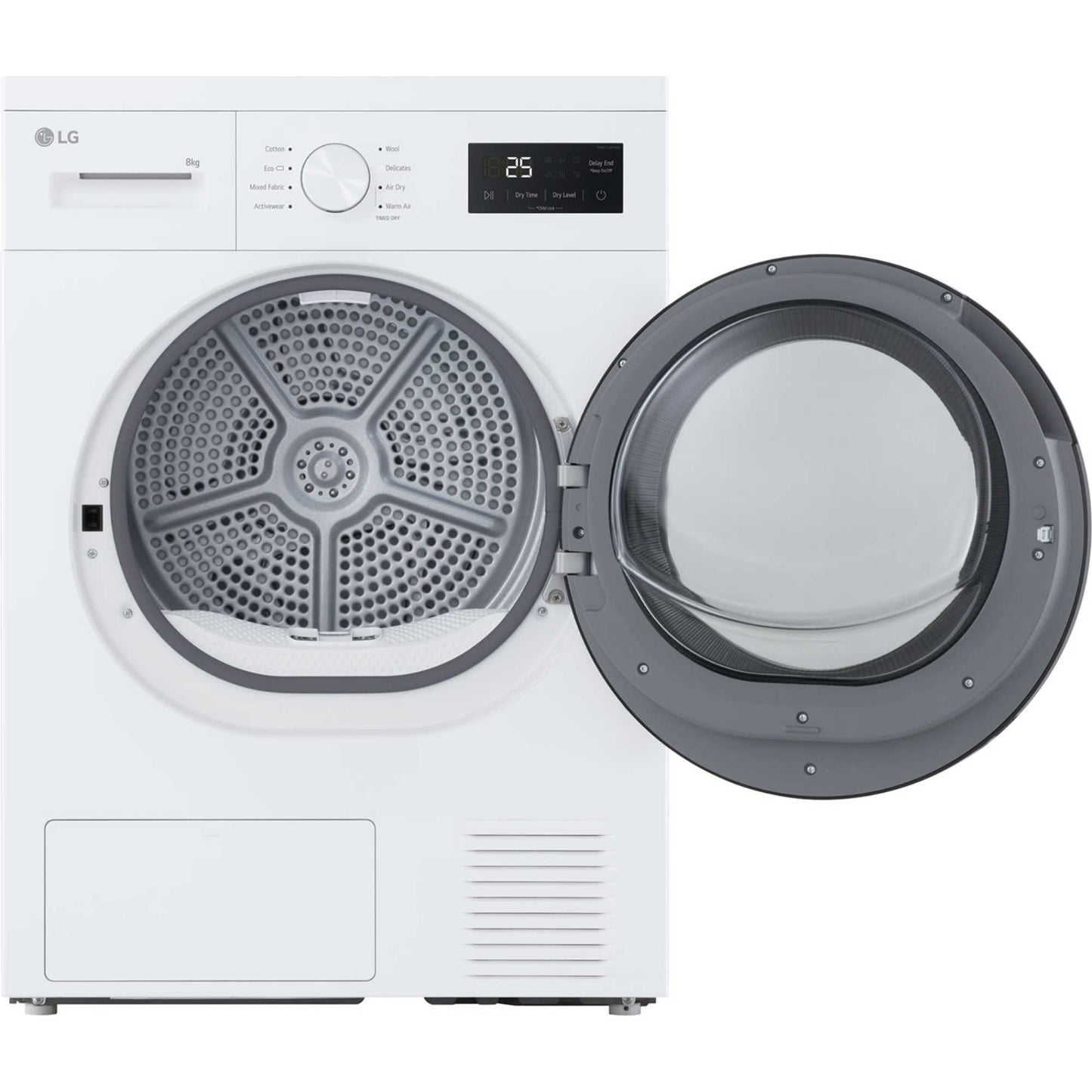 LG Series 2 8kg Heat Pump Tumble Dryer - RHA1008NWK