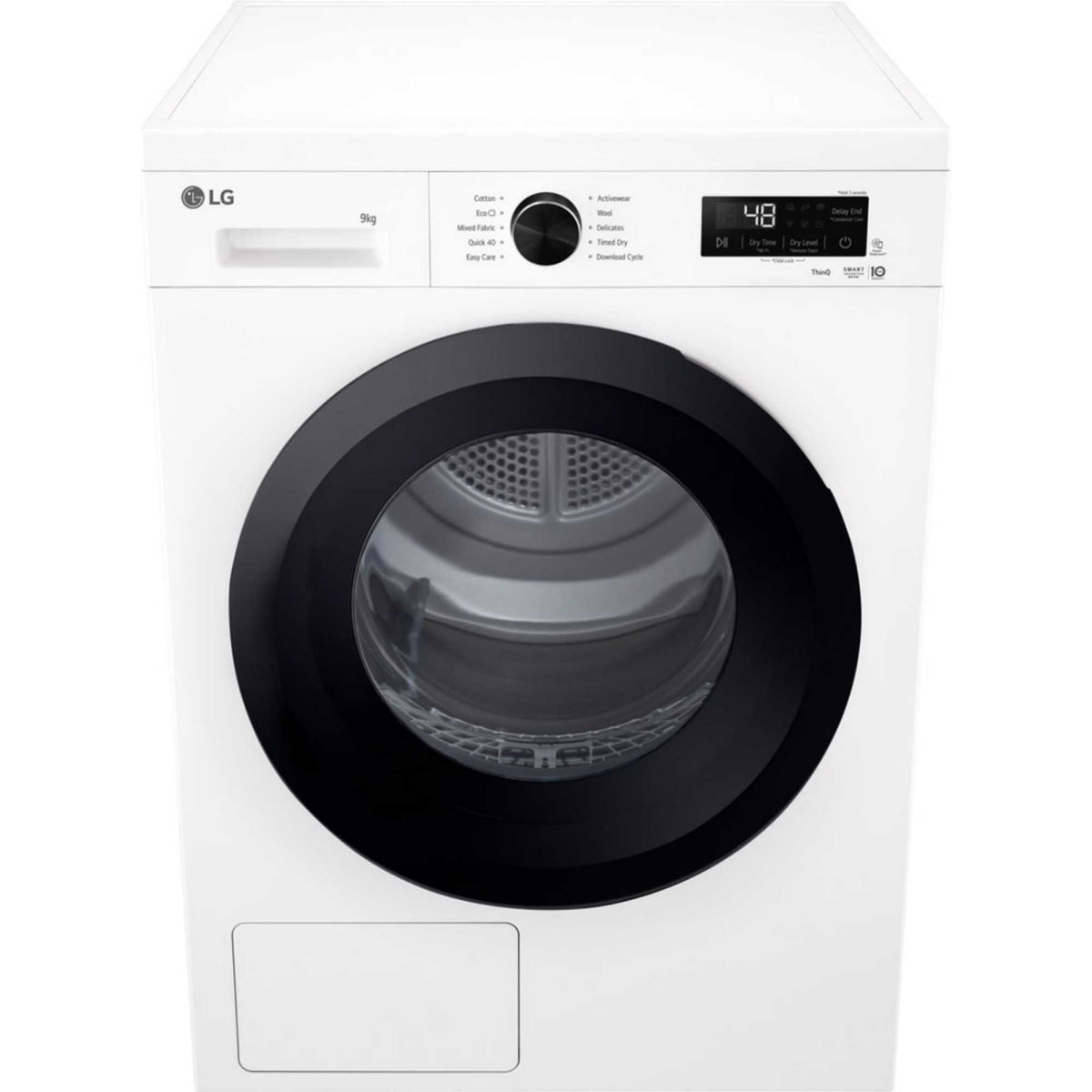 LG Series 2 ThinQ 9kg Heat Pump Tumble Dryer - RHX1009NWK