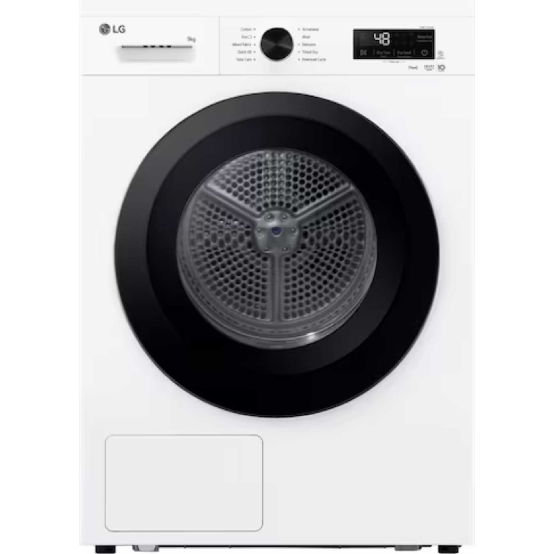 LG Series 2 ThinQ 9kg Heat Pump Tumble Dryer - RHX1009NWK