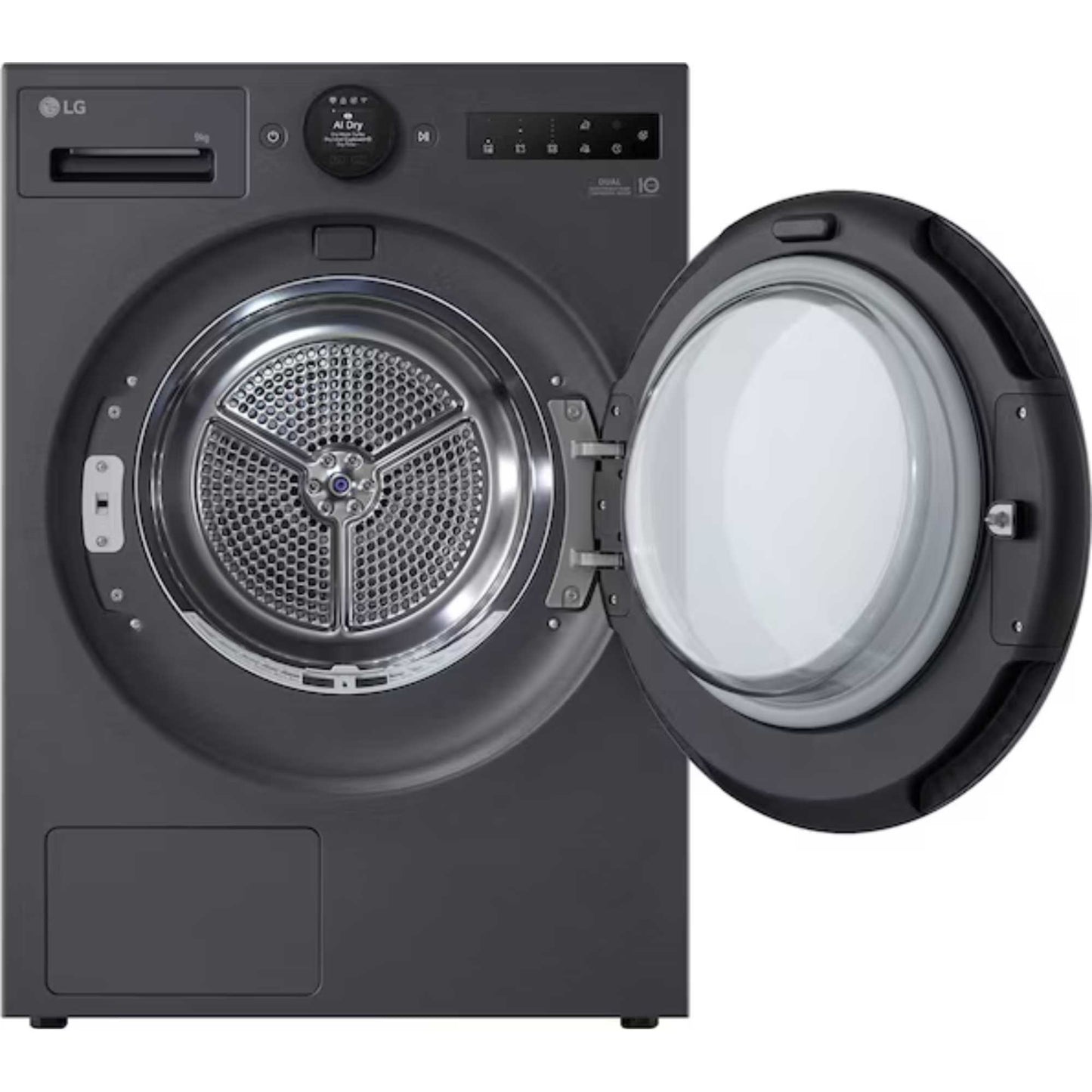 LG Series 7 AI Dry 9kg Heat Pump Tumble Dryer - RHX7009TBB